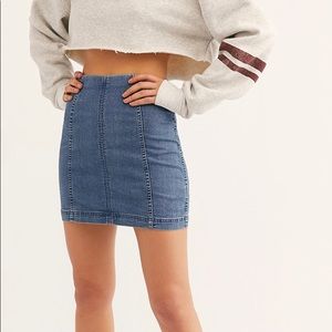 Denim Mini Skirt